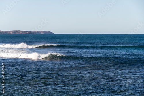The surf, cliffs and islands around Fowlers Bay, South Australia