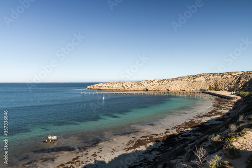 Point Sinclair in South Australia  a remote village know for surf and white pointer sharks. 