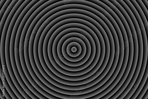 Abstract image of circle in dark or black with shadow gradient for background textured.