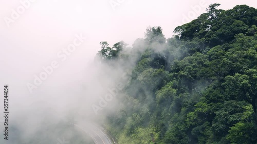 waterfall in the mountains