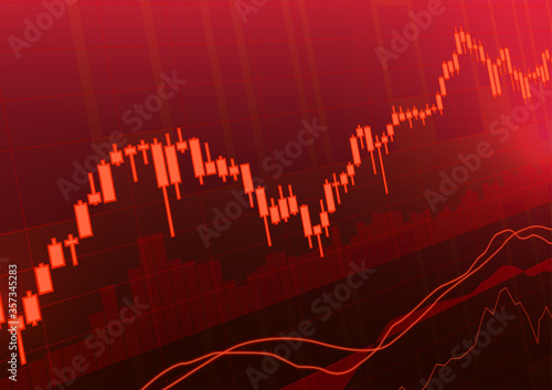Digital stock market trading background.