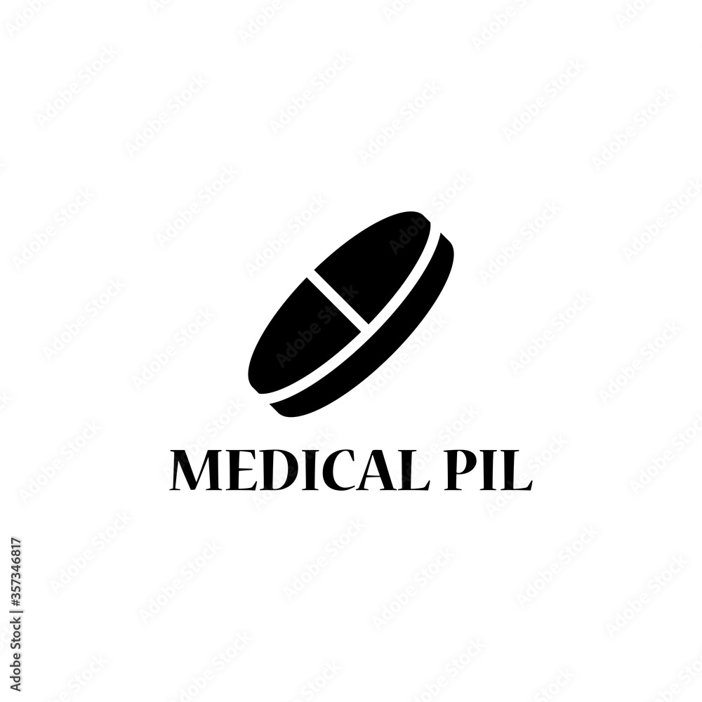 Pill Icon Vector design Template Pill Icon Vector design Template
