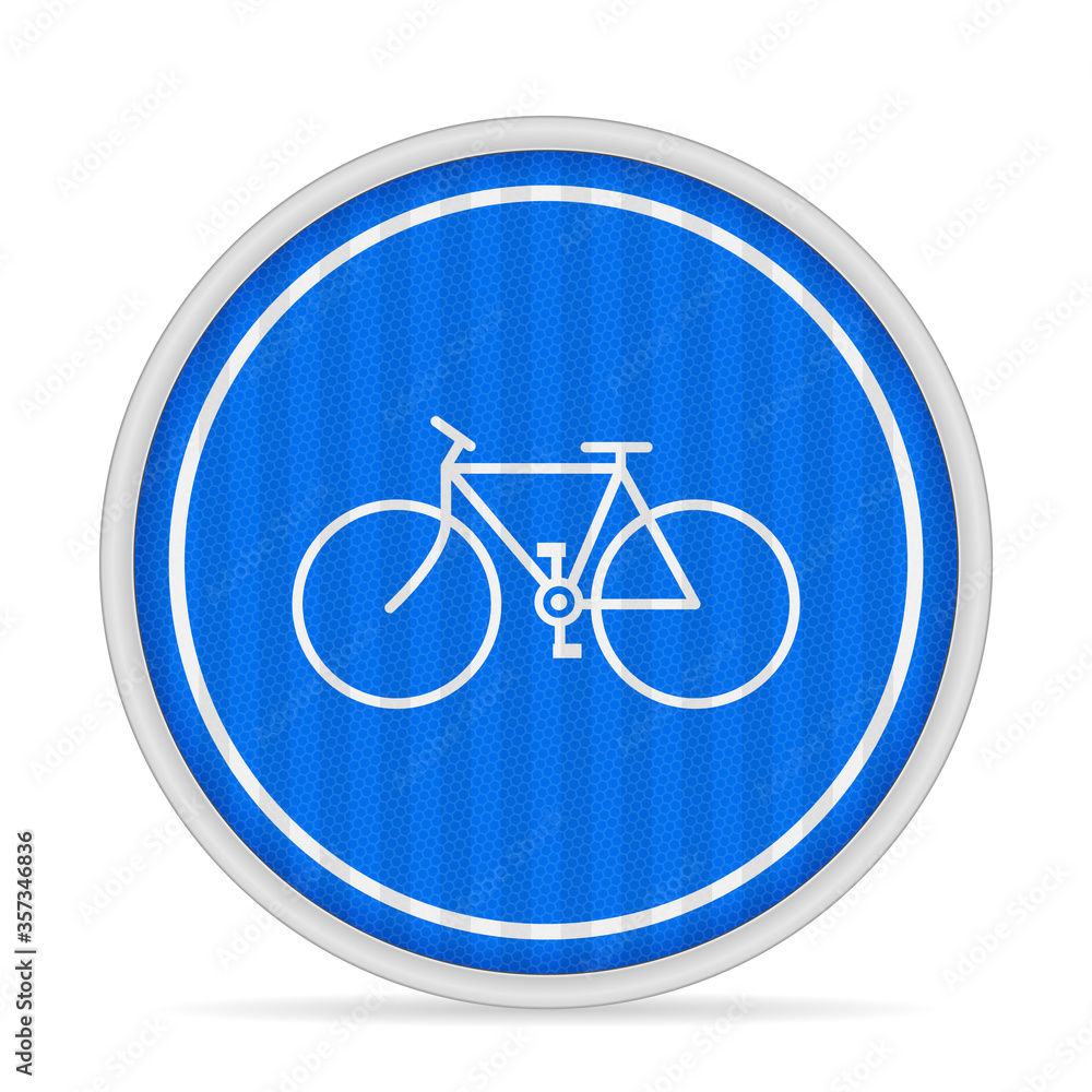 Cycles only road sign Cycles only road sign