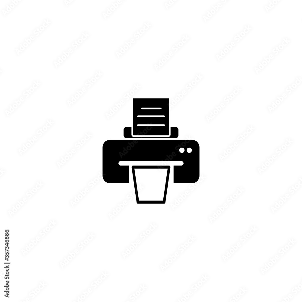 Printer Icon Vector Design Template And Illustration Printer Icon Vector Design Template And Illustration