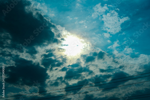 sun and sky with clouds © mrspopman