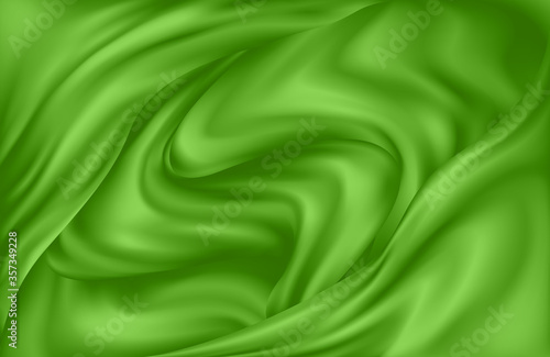 Dynamic background of swirling waves of green juice
