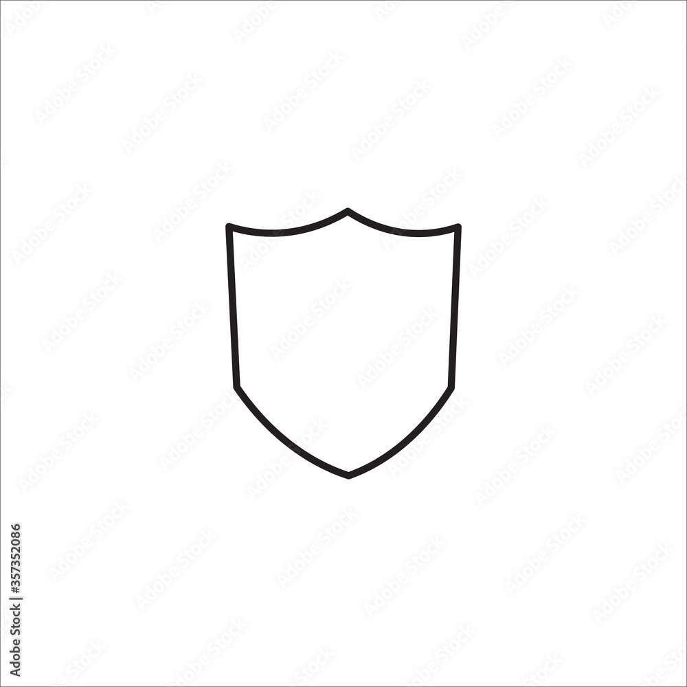 Shield line icon Shield line icon