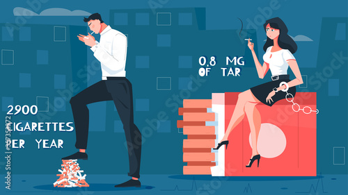 Cigarette Smoking Addiction Composition