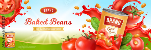 Baked Beans Illustration