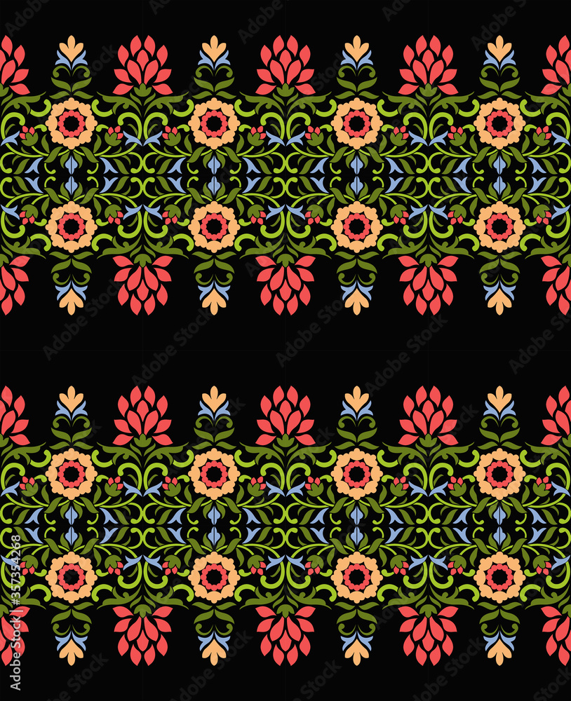 seamless pattern with flowers