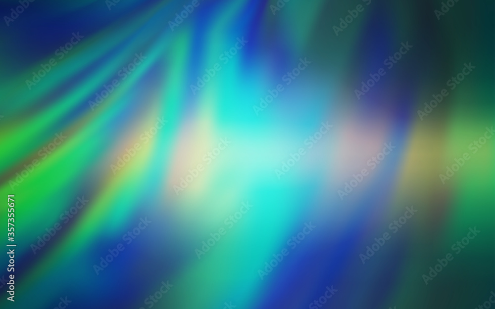 Light Blue, Green vector blurred template.