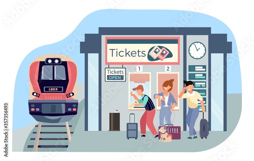 Platform Ticket Office Composition