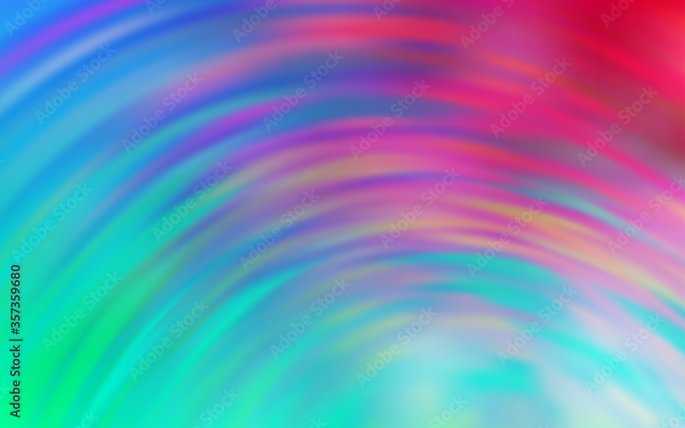 Light Green, Red vector template with bent lines. Light Green, Red vector template with bent lines.