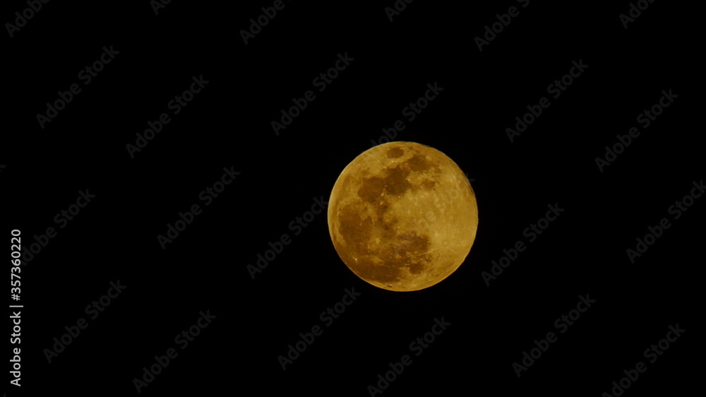 Obraz premium Full Moon with Dark Spots 
