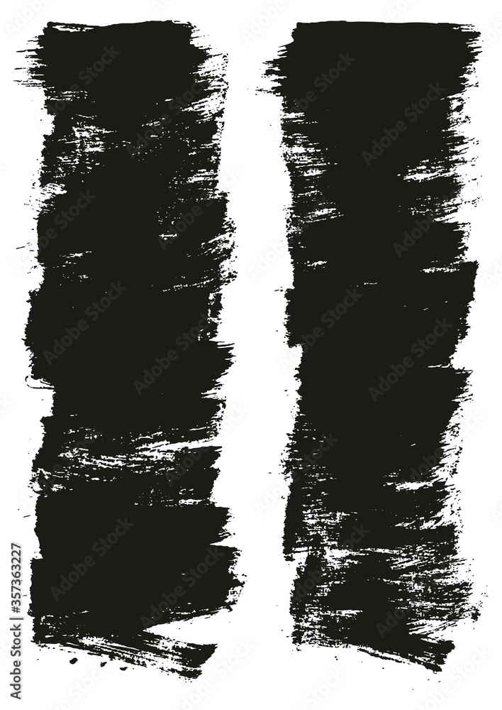 Flat Paint Brush Thin Short Background High Detail Abstract Vector Background Set Flat Paint Brush Thin Short Background High Detail Abstract Vector Background Set
