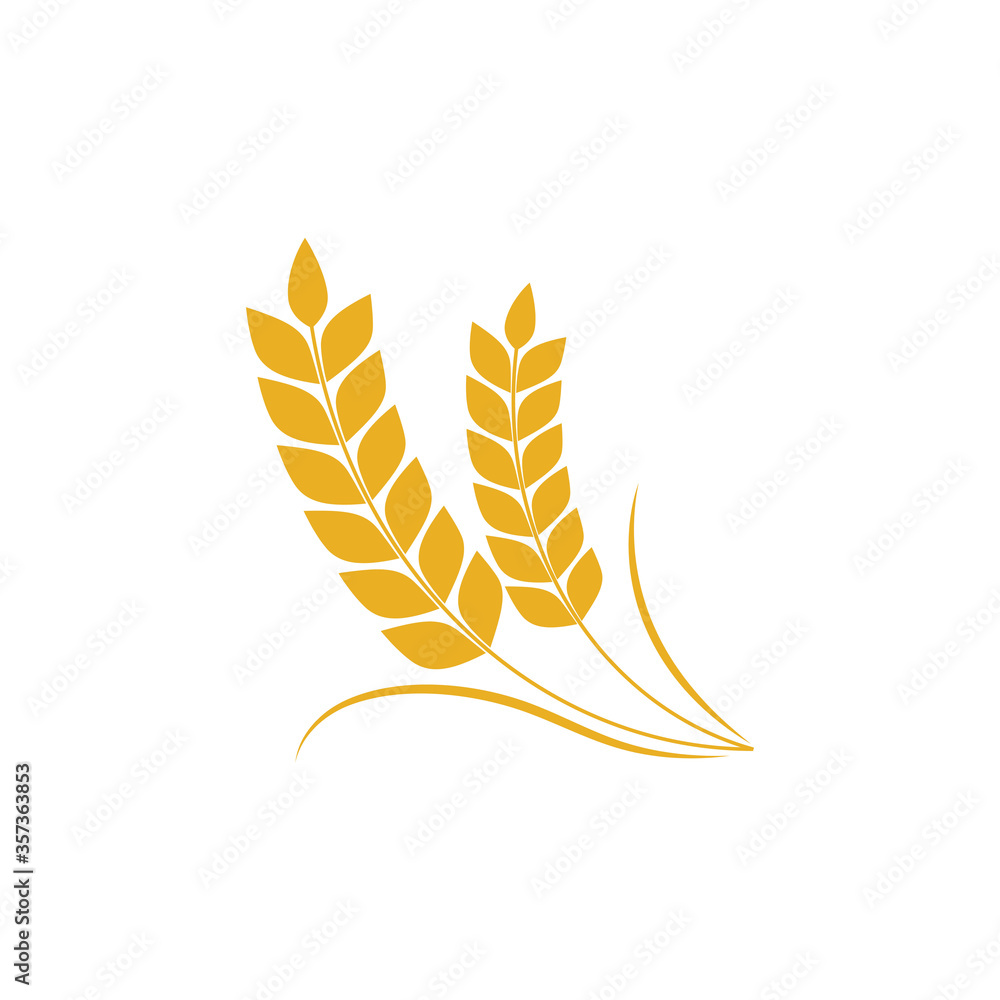 Agriculture wheat Template vector icon design Agriculture wheat Template vector icon design