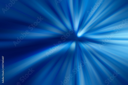 abstract fast speed line zoom with blue patterned light background