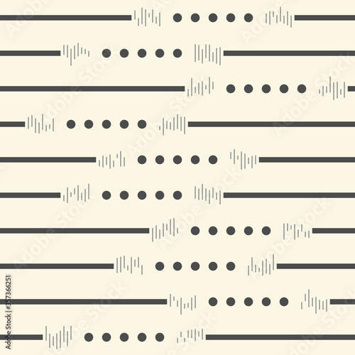 Seamless Circle and Stripe ...