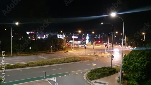 Maroochydore - Night - Traffic 1 photo