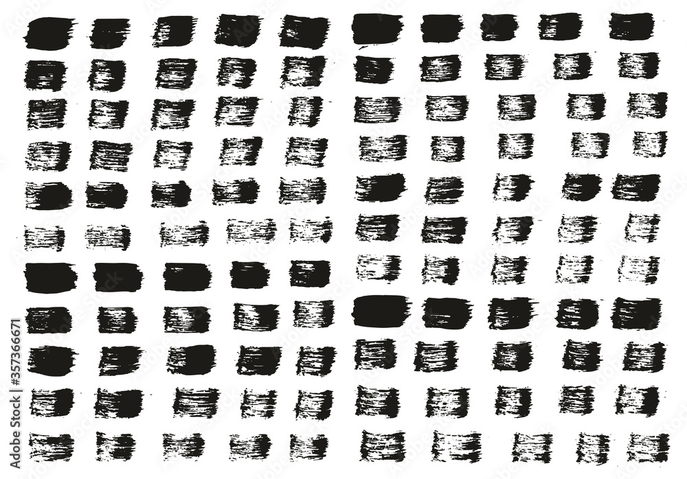 Flat Paint Brush Thin Straight Lines High Detail Abstract Vector Background Set Flat Paint Brush Thin Straight Lines High Detail Abstract Vector Background Set