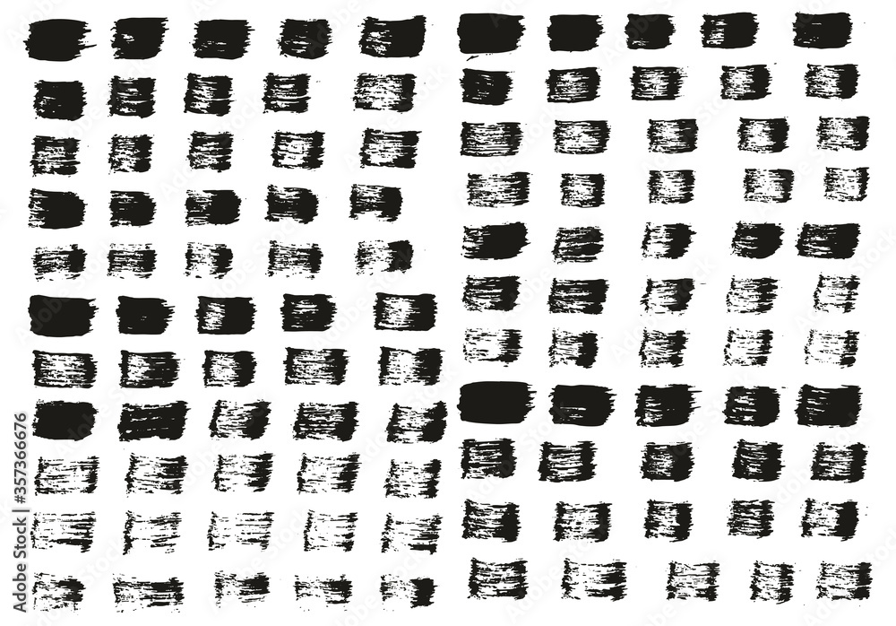 Flat Paint Brush Thin Straight Lines High Detail Abstract Vector Background Set Flat Paint Brush Thin Straight Lines High Detail Abstract Vector Background Set