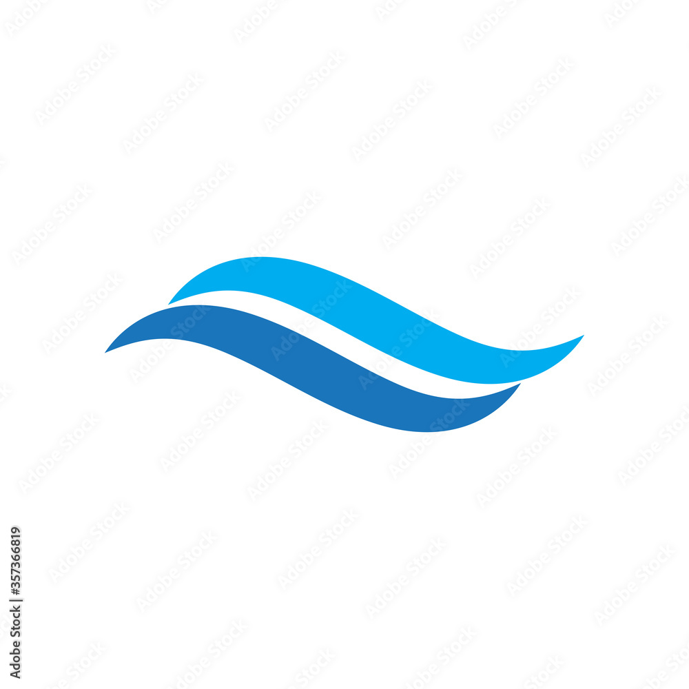 Waves Logo Template vector symbol Waves Logo Template vector symbol