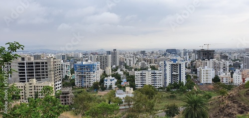 City view from top of the hills