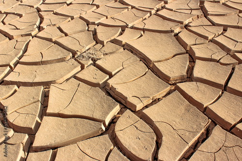 dry cracked earth pandy background 