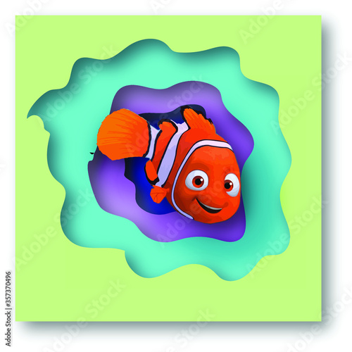 illustration of fish in the wold