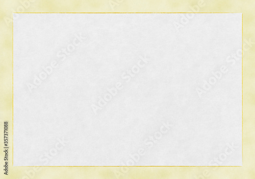 和紙の背景_01_イエロー