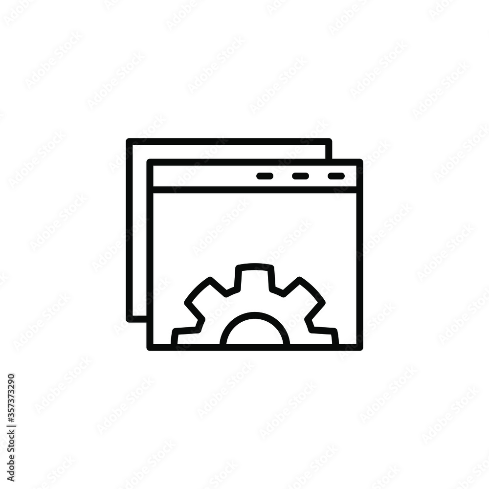 Device Setting Icon Vector Illustration Logo Template 