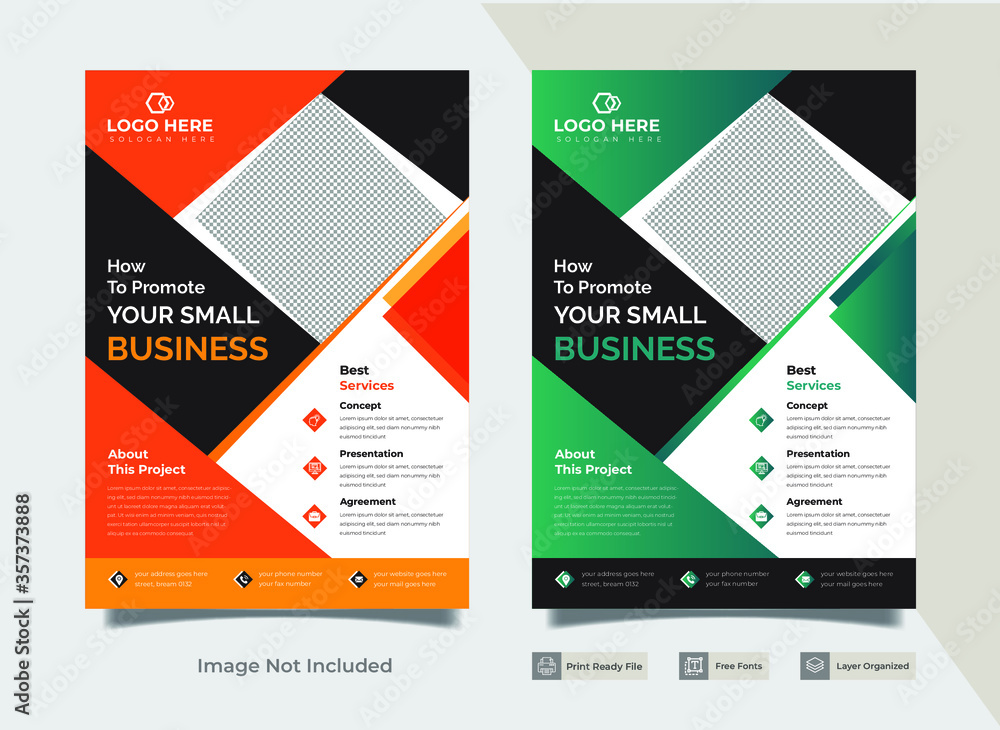 flyer Template Design flyer Template Design
