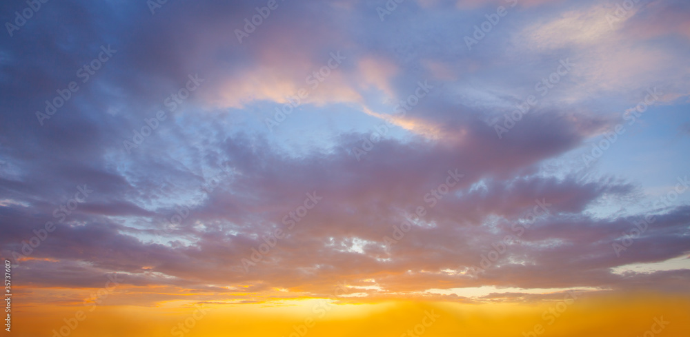 Beautiful sunset sky clouds background Beautiful sunset sky clouds background