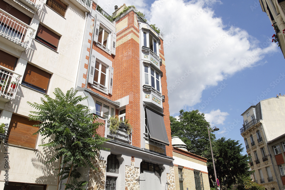 Naklejka premium Paris XX - la campagne à Paris