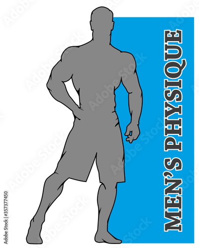 Muscle man silhouette lifting weights fitness icon bodybuilder silhouette gym icon body building
