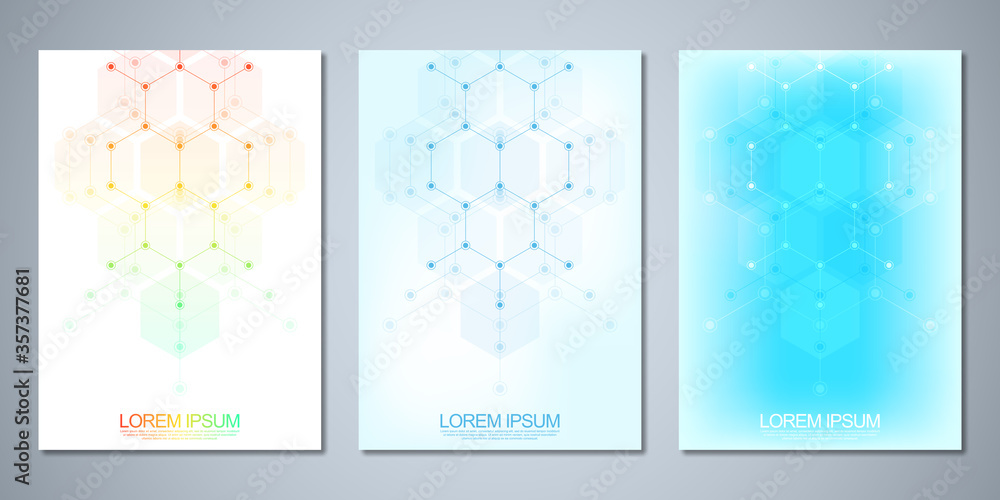 Template brochure or cover book, page layout, flyer design with molecular structures background and chemical engineering. Concept and idea for innovation technology and science. Template brochure or cover book, page layout, flyer design with molecular structures background and chemical engineering. Concept and idea for innovation technology and science.