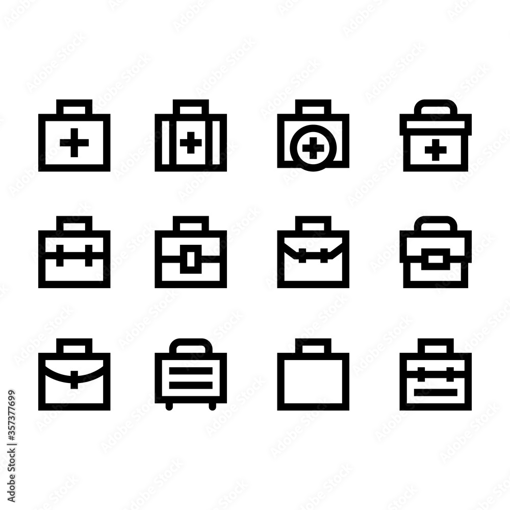 First Aid Box Vector Icons 2 First Aid Box Vector Icons 2
