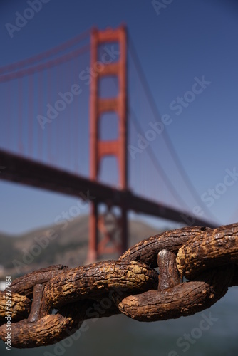 Photography golden gate bridge in san francisco