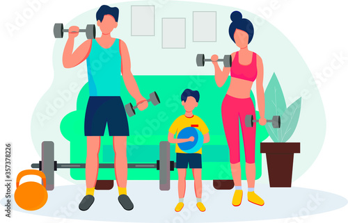 Family sports at home