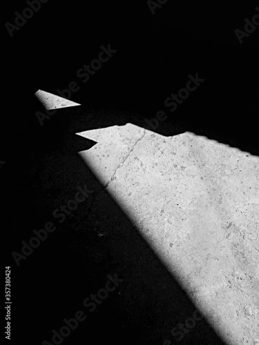 plane on the road