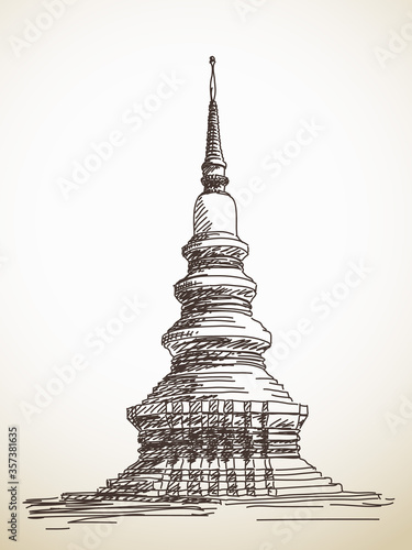 thai stupa Chedi