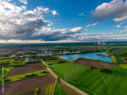 Luftaufnahme Rheinsheim © Utirolf