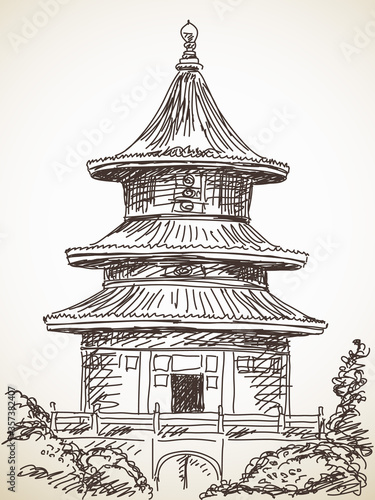 chinese style temple