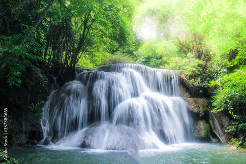 The beautiful Waterfall in thailand
