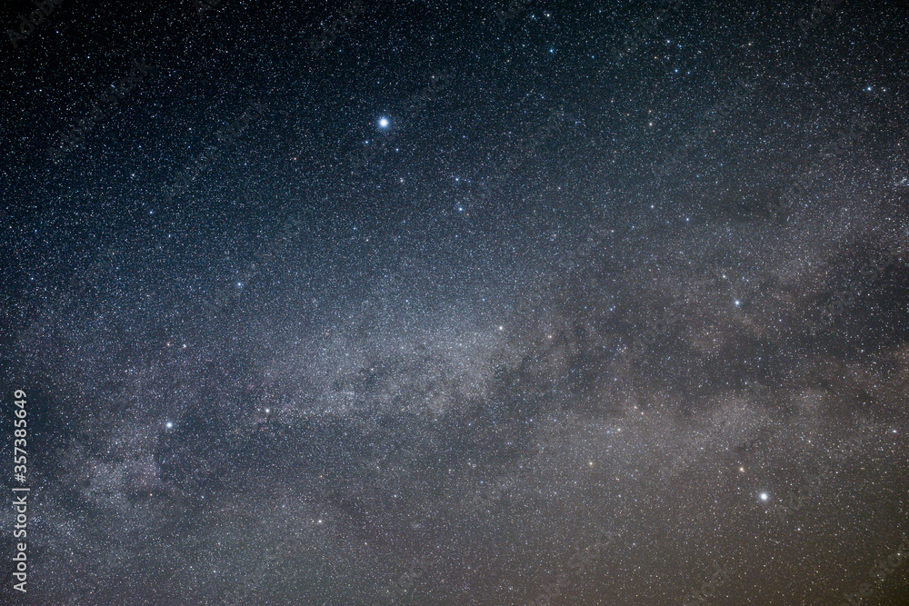 Fototapeta premium 夏の大三角(コンポジット11分)