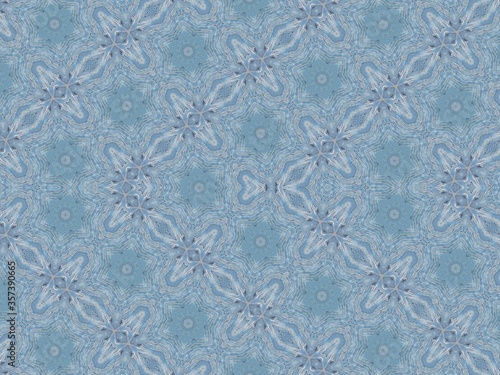 Blue and white (mixed cross pattern) design made with the help of graphics editing and formatting. © Nit Stoks
