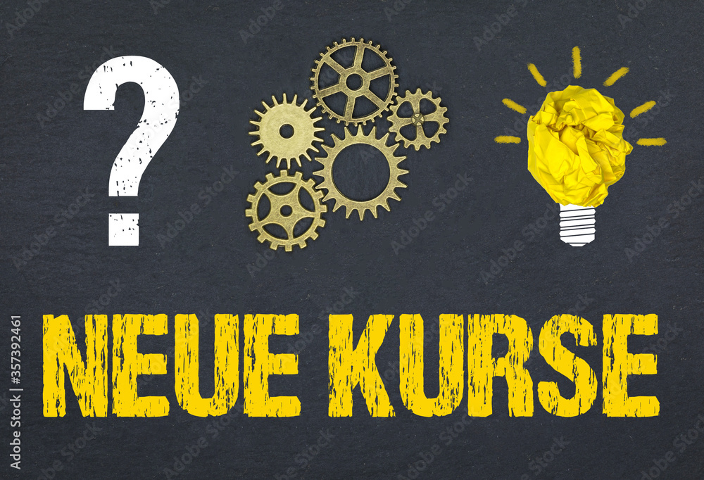 Obraz premium Neue Kurse