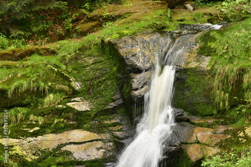 Fototapeta Naklejka Na Ścianę i Meble -  Wodospad Kamieńczyka w Karkonoszach. Karkonoski Park Narodowy