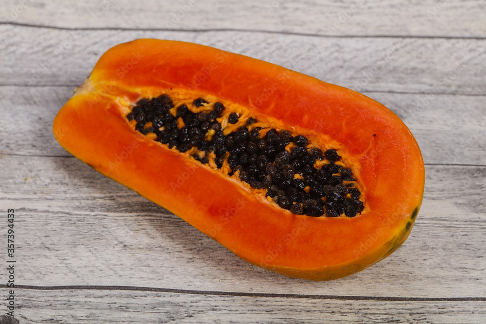 Tasty delicous ripe fruit Papaya Tasty delicous ripe fruit Papaya
