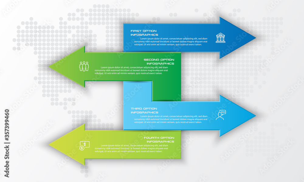 4 steps arrow infographic element,Business concept,Vector illustration. 4 steps arrow infographic element,Business concept,Vector illustration.